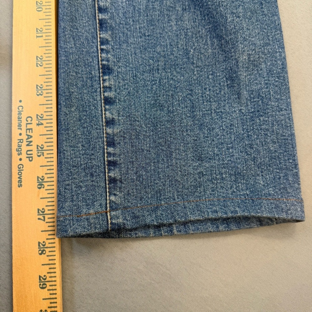 Lauren Ralph Lauren Jeans Co Womens 8 Classic Straight Blue Denim Stretch Pants - Picture 7 of 10